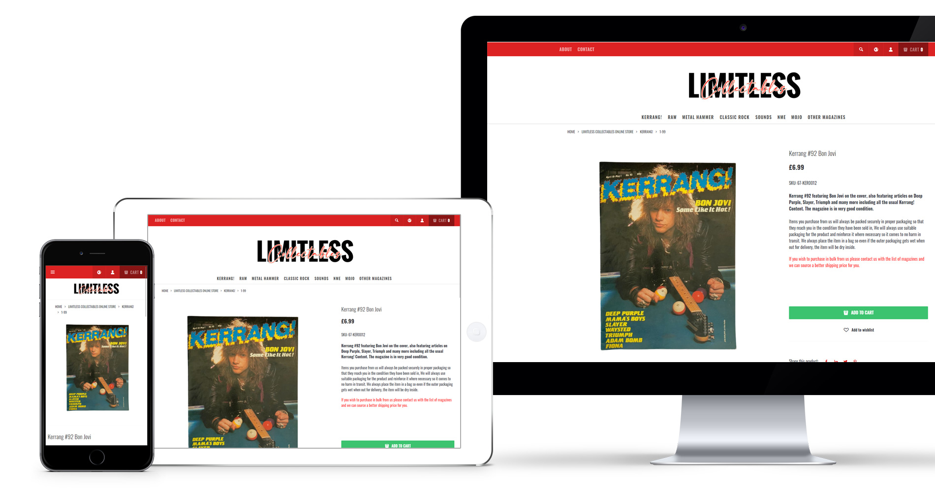 Limitless Collectables devices